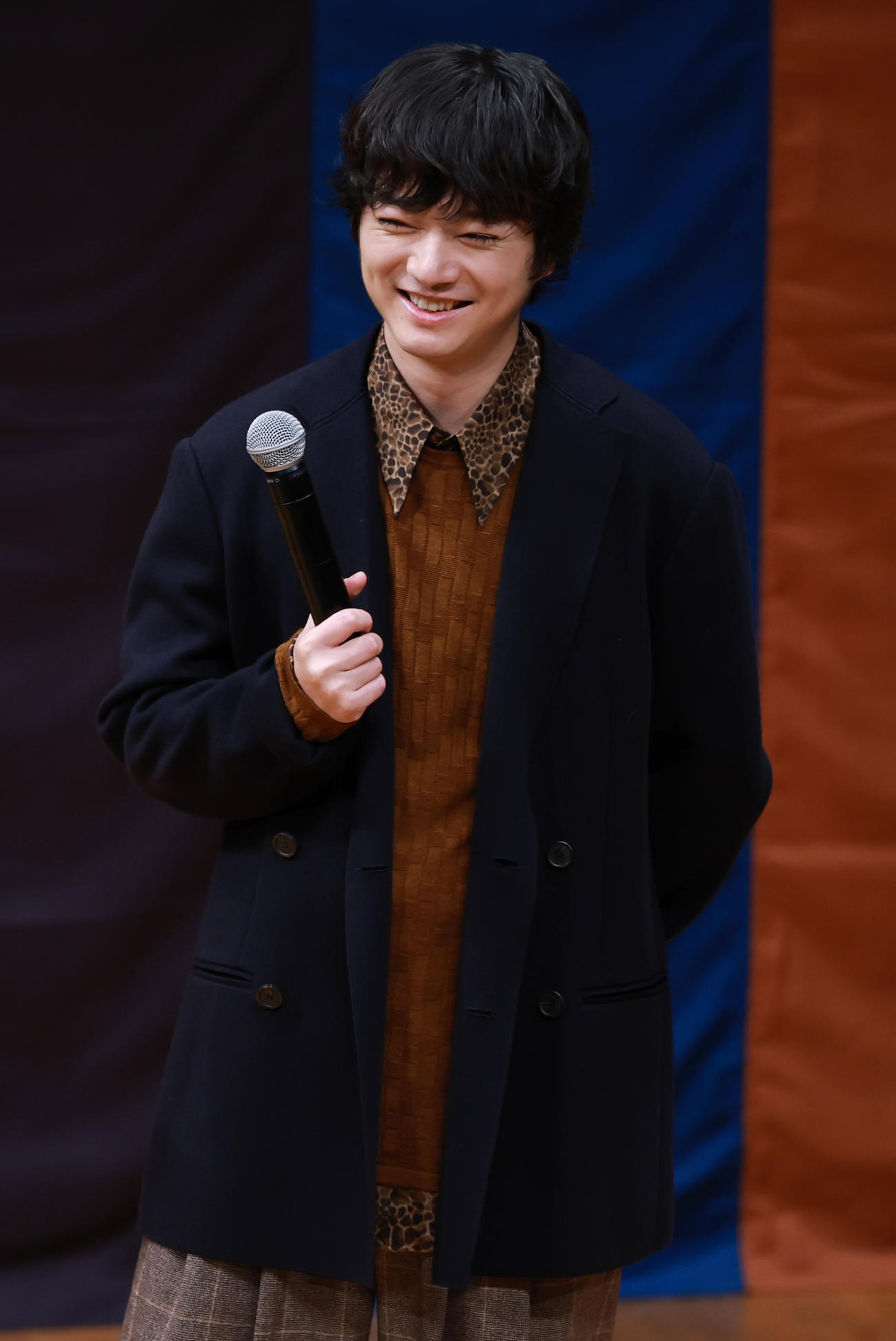 NHK大河ドラマ「べらぼう～蔦重栄華乃夢噺～」最終回パブリックビューイング＆トークショーに登場した染谷将太（撮影・野上伸悟）
