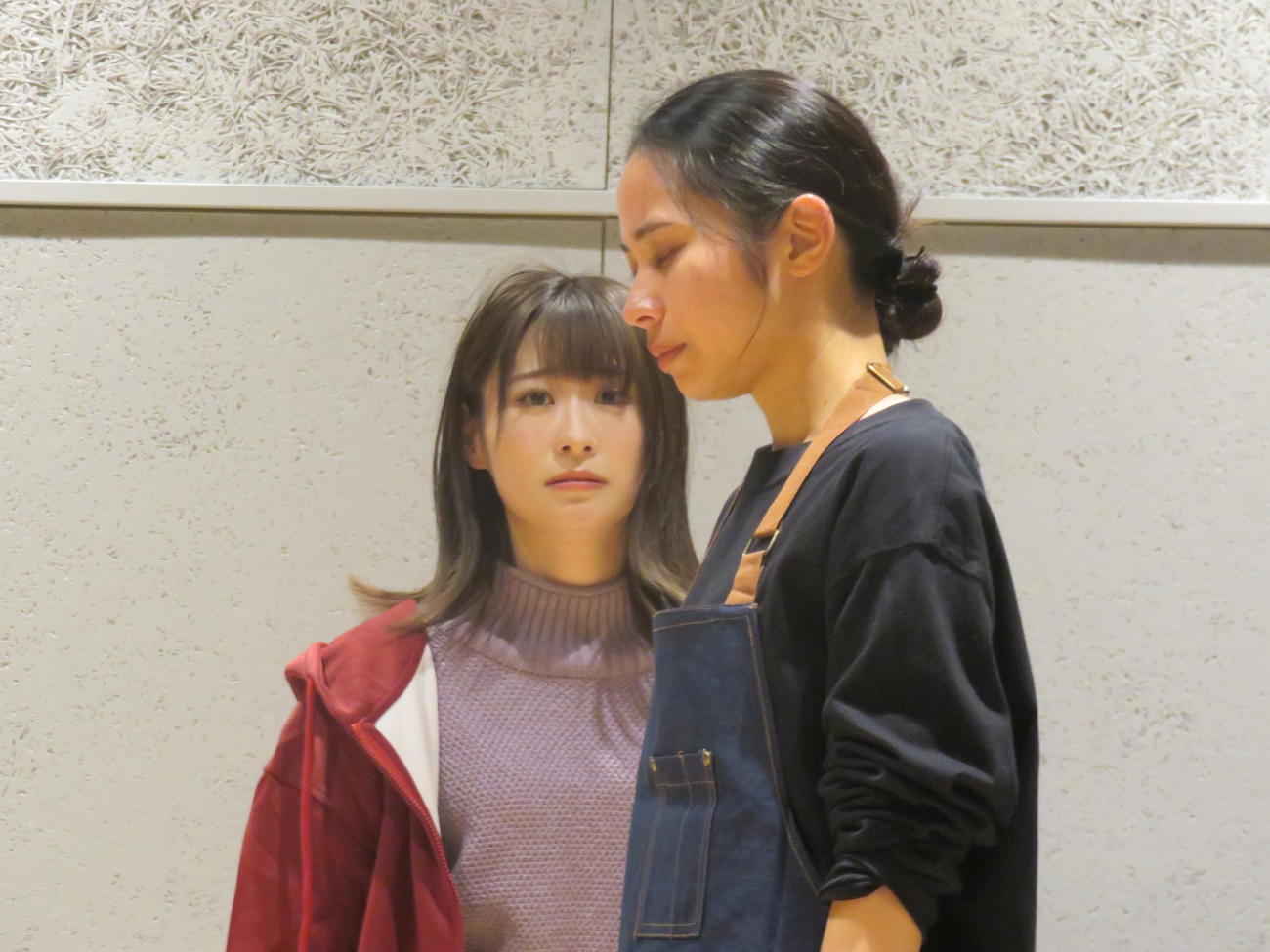ミュージカル「白爪草」稽古場披露のワンシーン