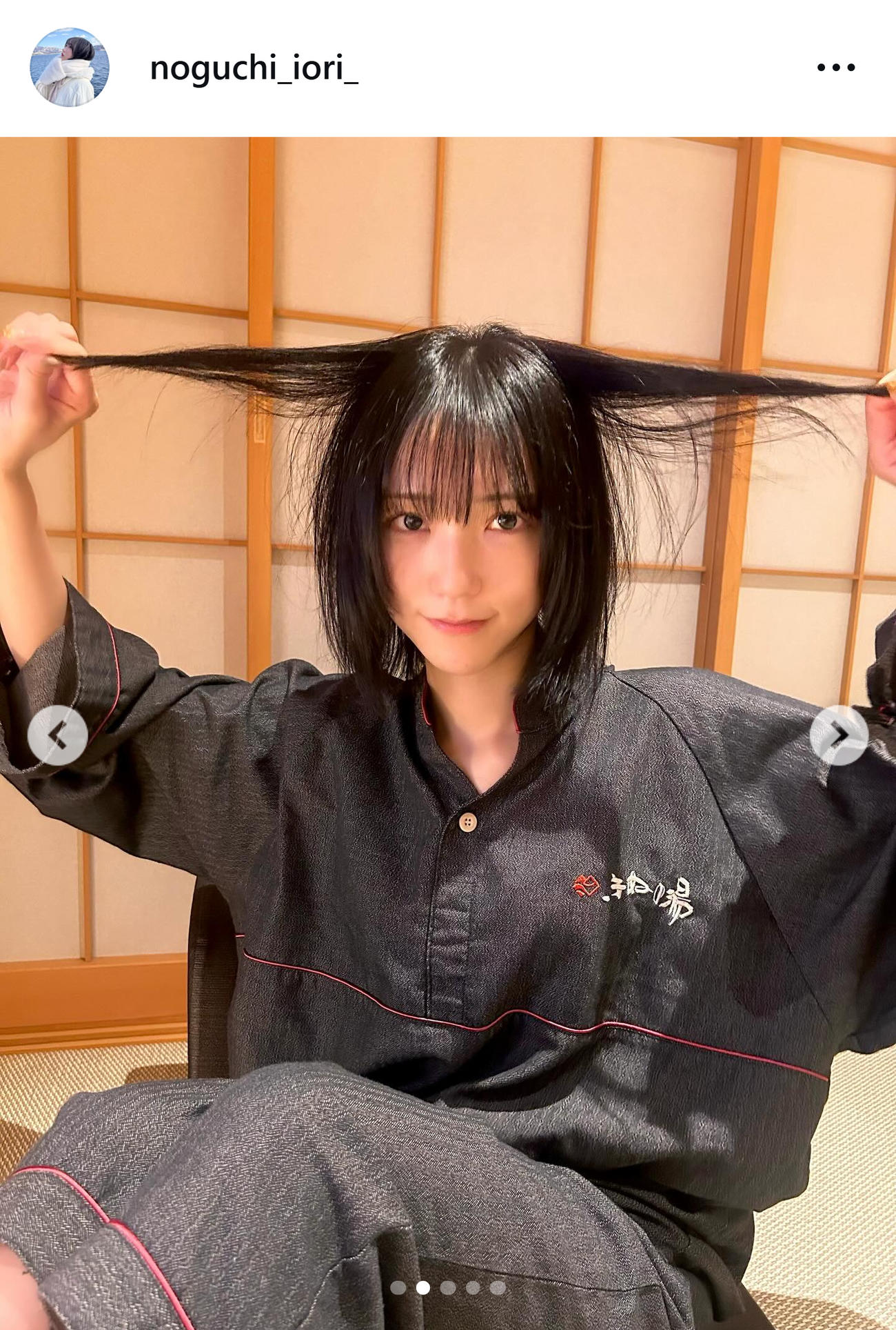 野口衣織のインスタグラムから