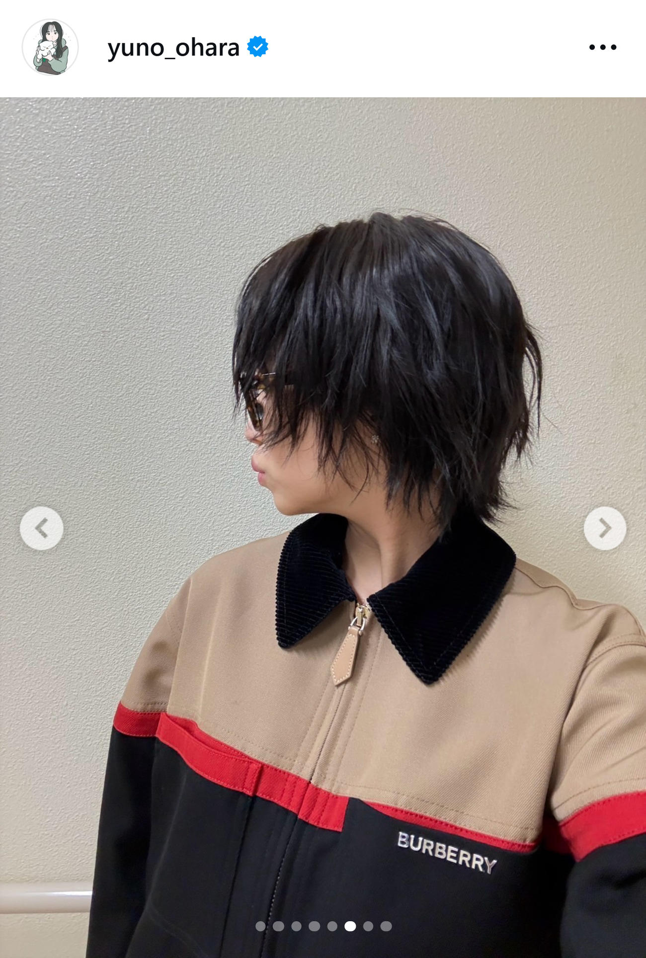 大原優乃のインスタグラムから