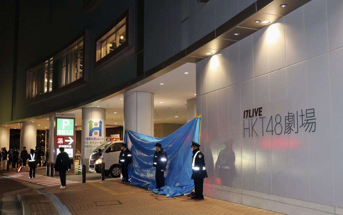 事件のあった商業施設付近（共同）