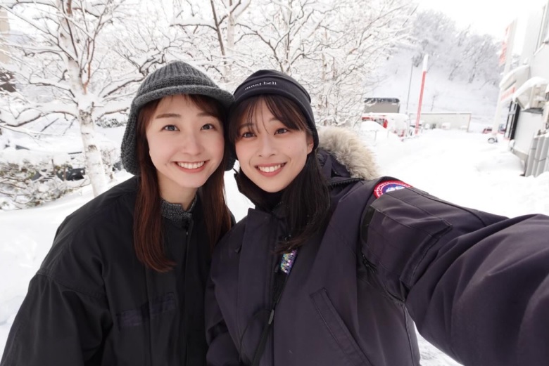 山本里咲アナのインスタグラムから