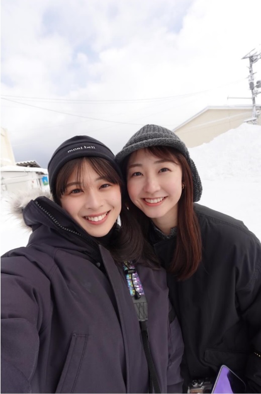 山本里咲アナのインスタグラムから