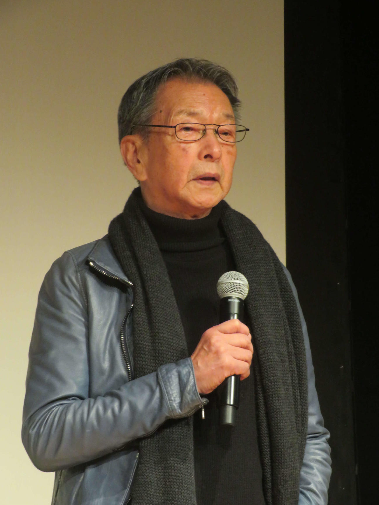 「噴水　五十年目の俺たちの旅」出版記念トークイベントに出席した脚本家鎌田敏夫氏（撮影・川田和博）