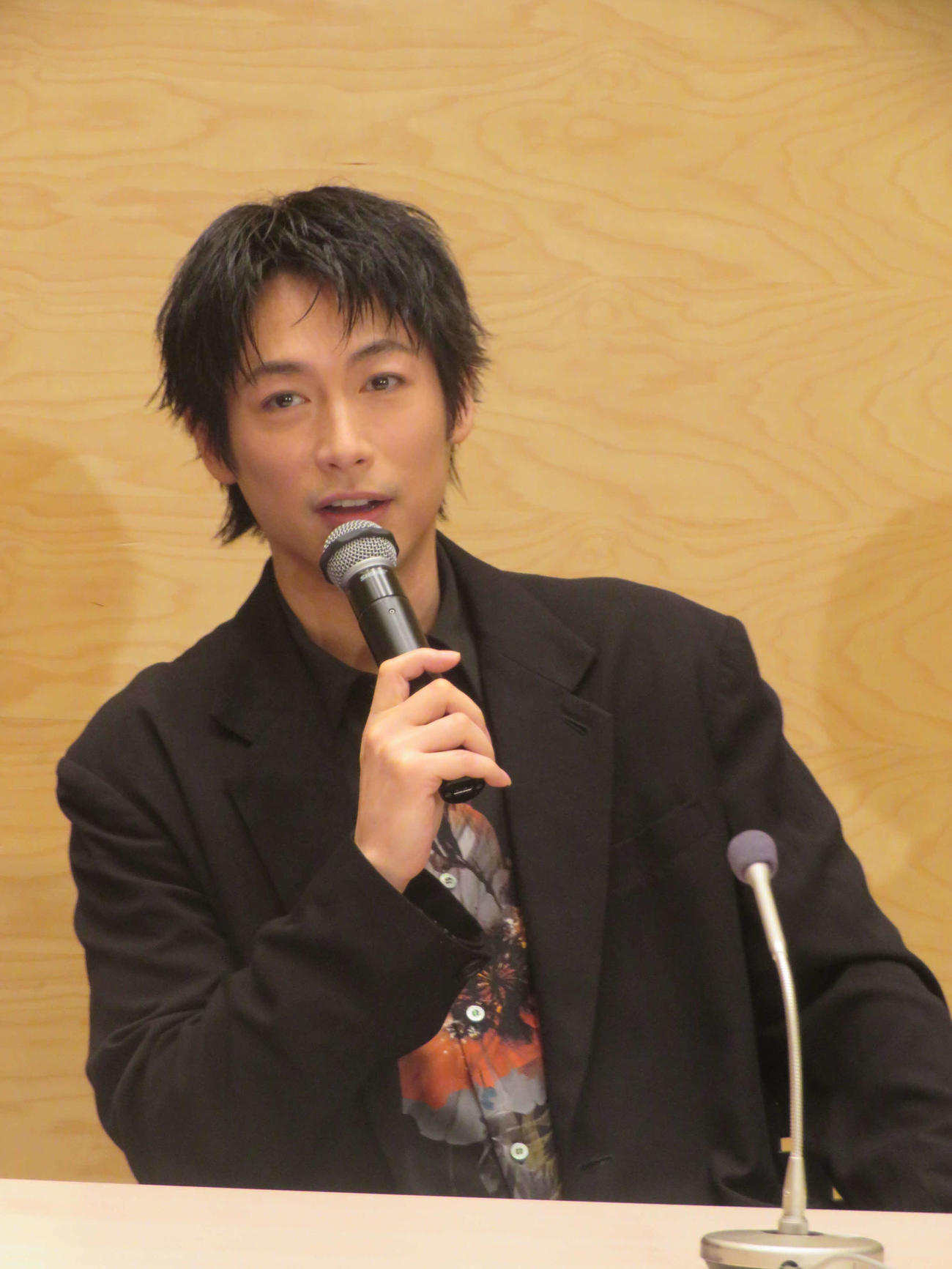テレビ朝日系ドラマ「ちょっとだけエスパー」最終回直前取材会に出席したディーン・フジオカ（撮影・川田和博）