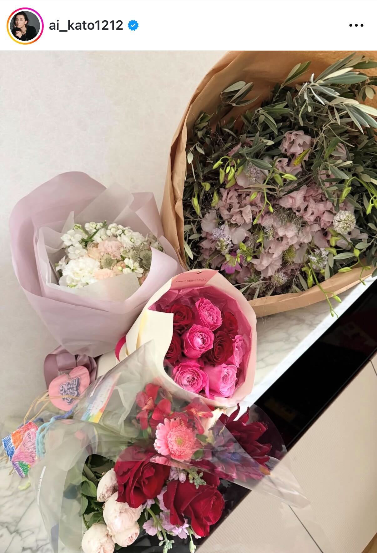 加藤あいのインスタグラムから