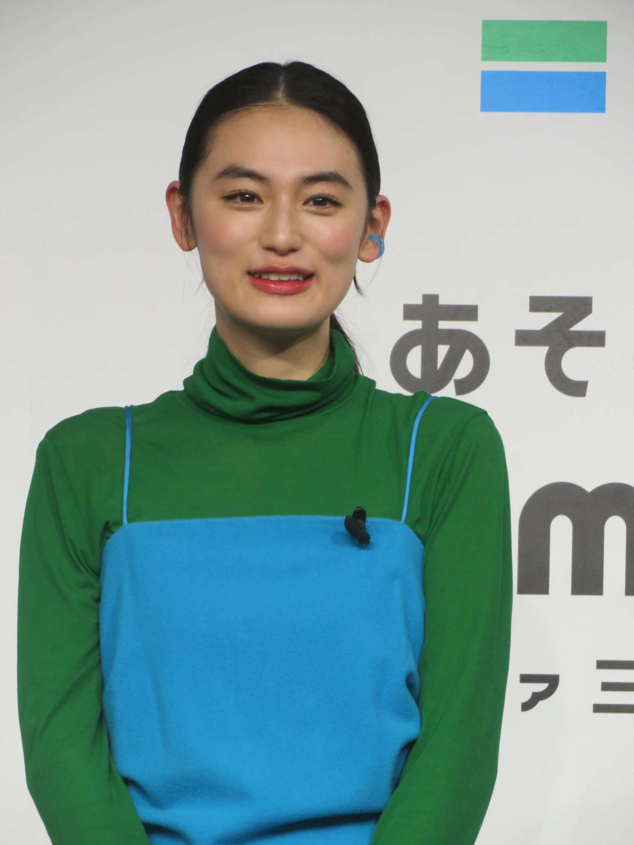 「ファミフェス2025」発表会に出席した八木莉可子（撮影・川田和博）