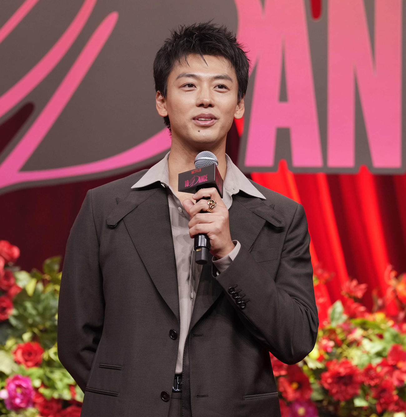 Netflix映画「10DANCE」配信記念イベントに登壇し思いを語る竹内涼真（撮影・小島史椰）