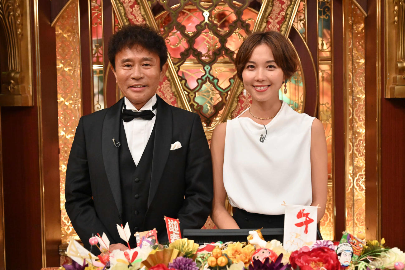 テレビ朝日系「芸能人格付けチェック！2026お正月スペシャル」に出演する浜田雅功（左）、ヒロド歩美（C）ABCテレビ