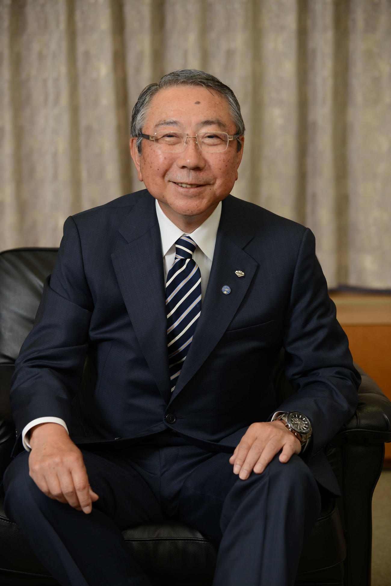 松竹名誉会長の大谷信義さん