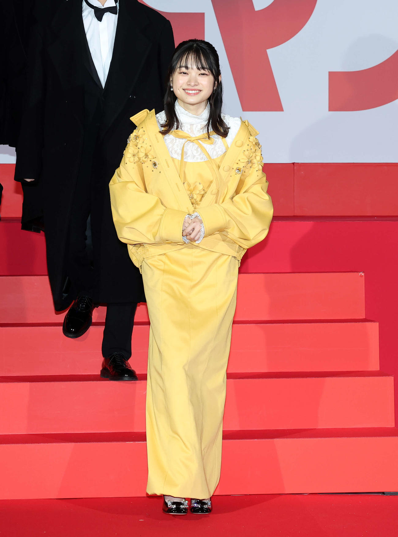 「ラストマン」レッドカーペットセレモニーに臨む月島琉衣（撮影・鈴木正人）