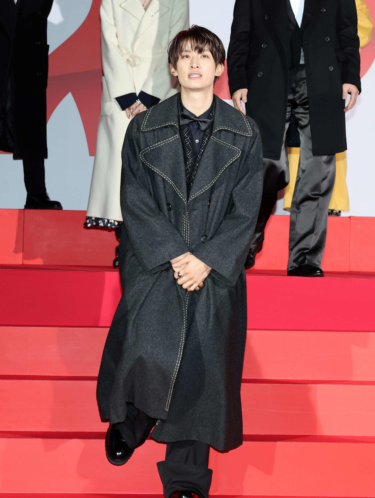 「ラストマン」レッドカーペットセレモニーに臨む向井康二（撮影・鈴木正人）