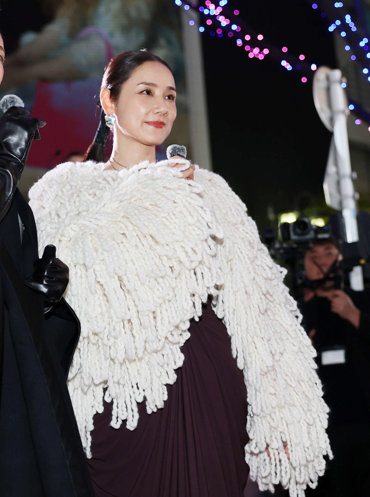 「ラストマン」レッドカーペットセレモニーに臨む吉田羊（撮影・鈴木正人）