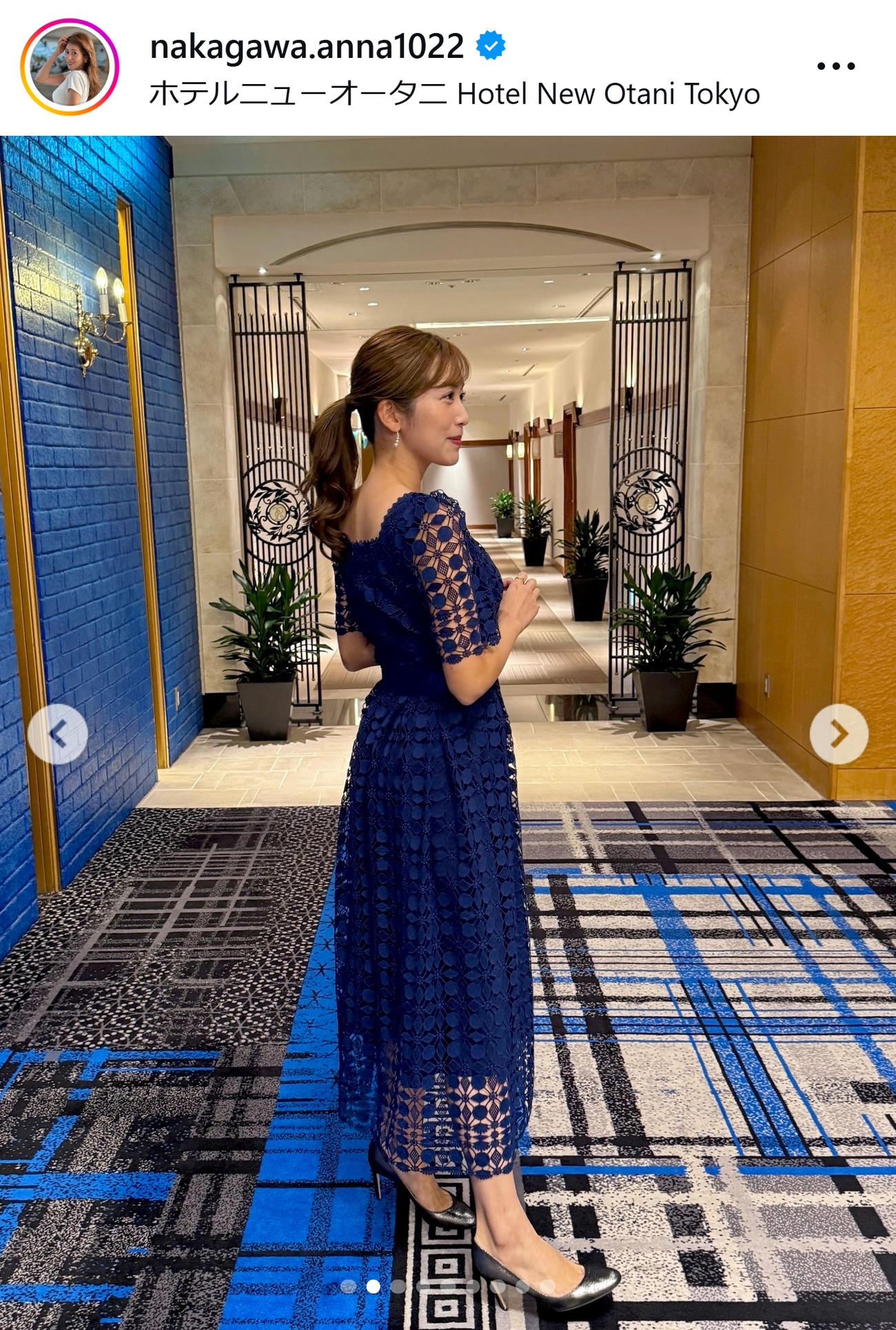 中川安奈のインスタグラムから