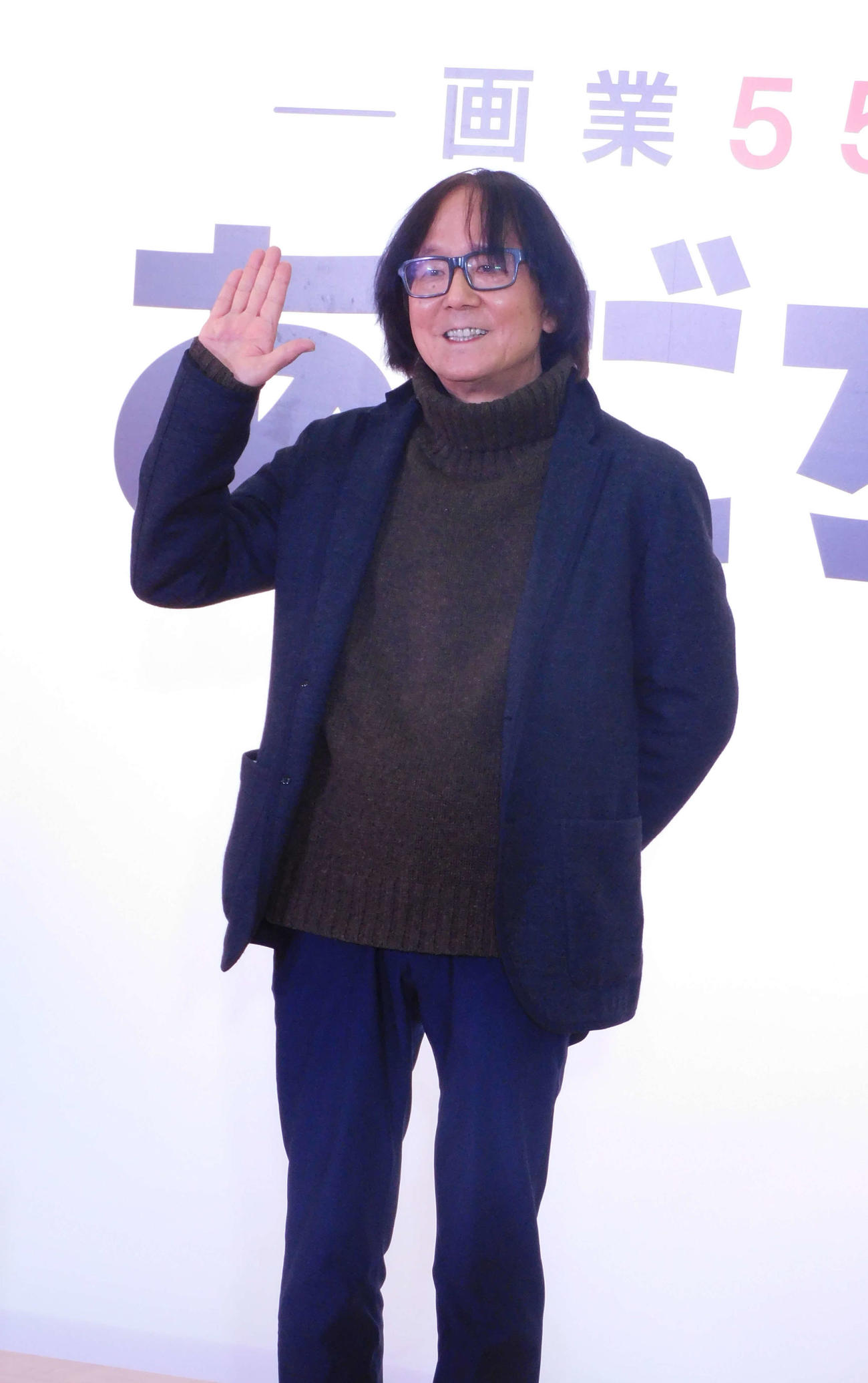 対談を行ったあだち充氏（撮影・寺本吏輝）
