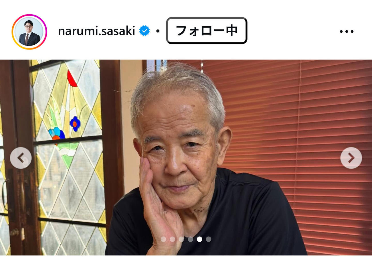 佐々木成三氏のインスタグラムから