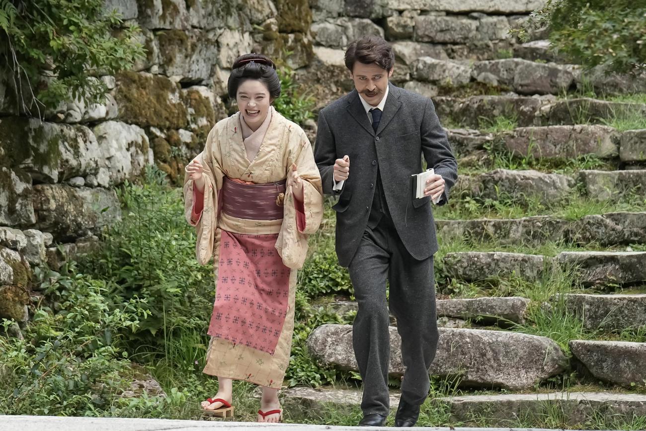 NHK連続テレビ小説「ばけばけ」の1場面（C）NHK