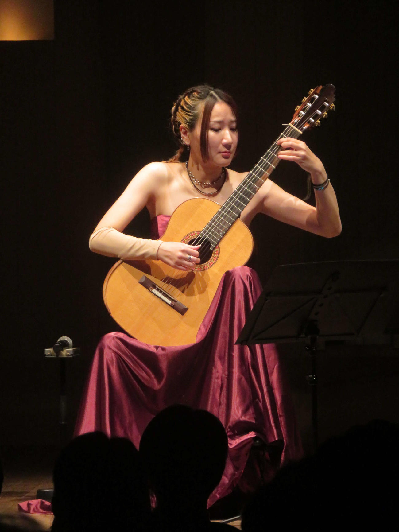 「CLASSIC×ROCK Christmas Night」を行った猪居亜美（撮影・川田和博）