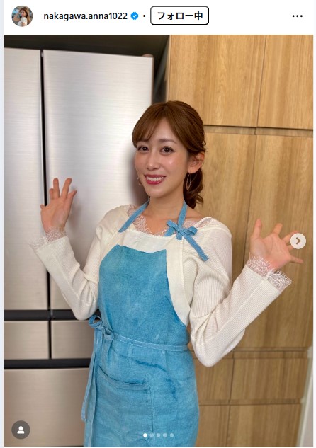 中川安奈のインスタグラムから