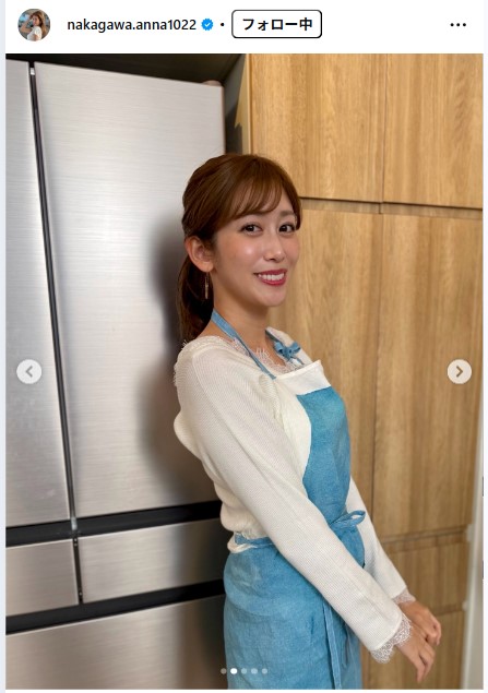 中川安奈のインスタグラムから