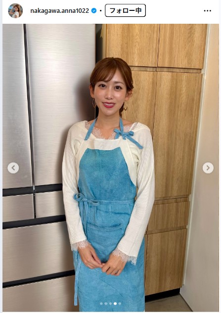 中川安奈のインスタグラムから