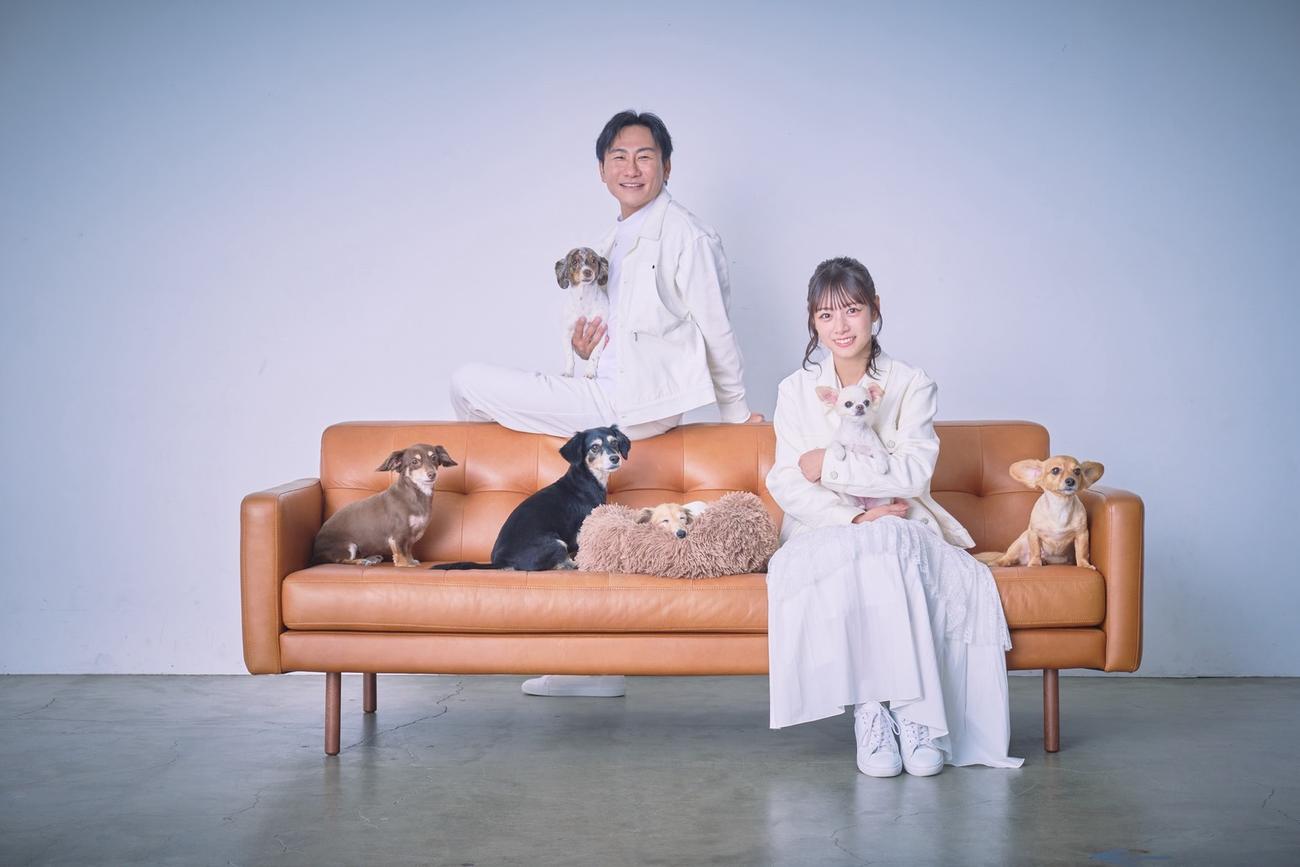 キマグレンのクレイ勇輝（左）との結婚を発表した北野日奈子　北野日奈子インスタグラムより