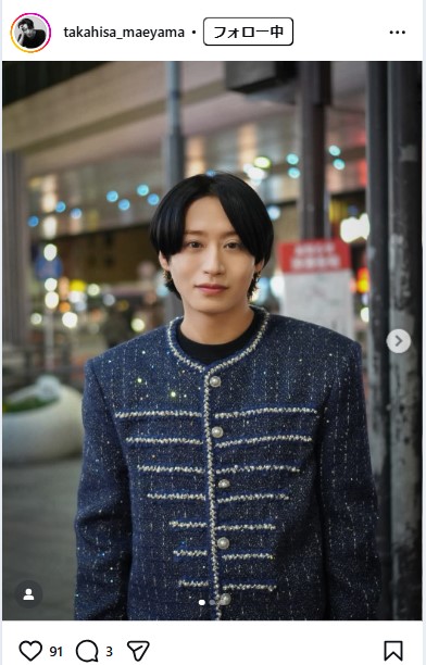 前山剛久さんのインスタグラムから