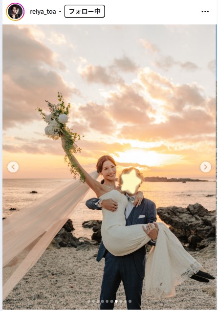 十碧れいやのインスタグラムから