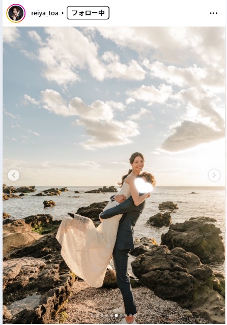 十碧れいやのインスタグラムから