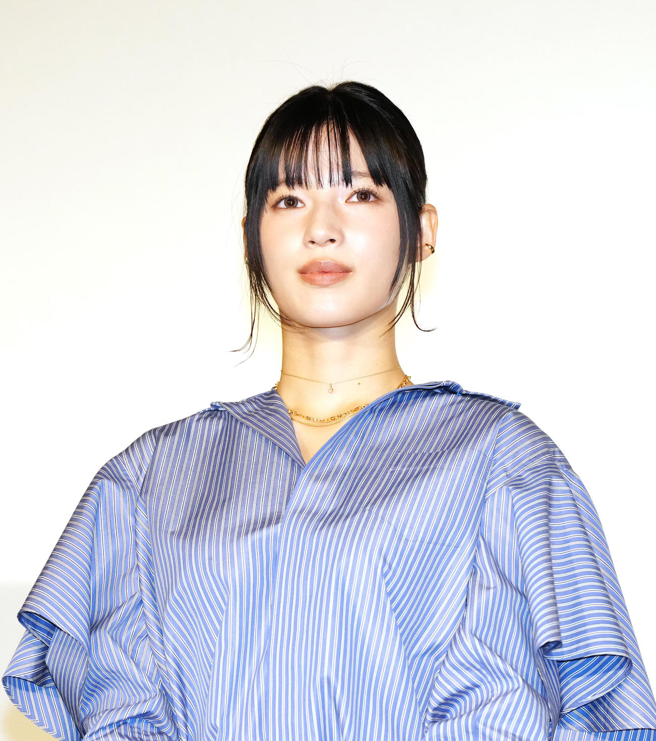 映画「楓」公開記念舞台あいさつに臨む石井杏奈（撮影・江口和貴）