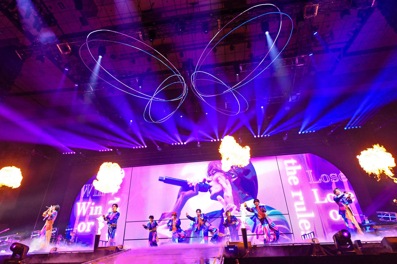 グループ2度目となる全国アリーナツアーの最終公演を行ったFANTASTICS