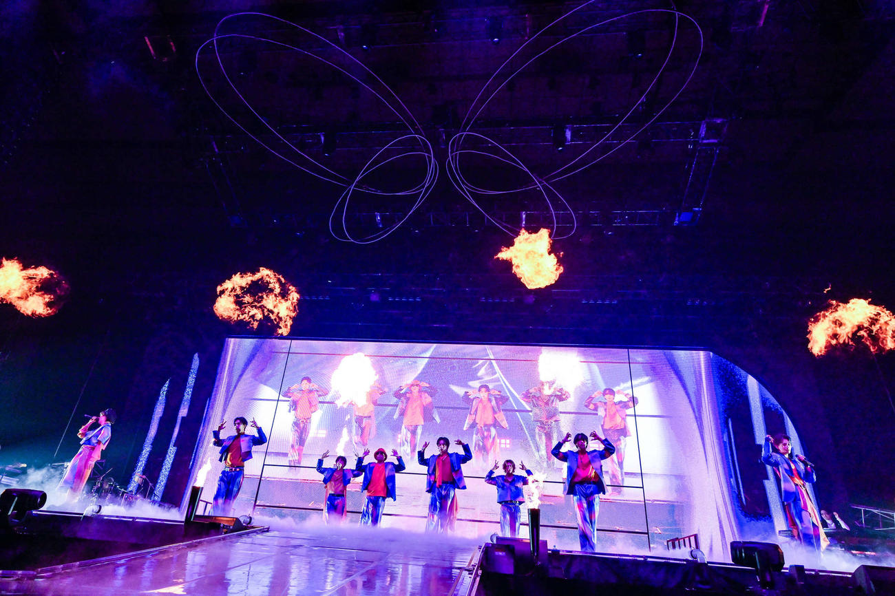 グループ2度目となる全国アリーナツアーの最終公演を行ったFANTASTICS