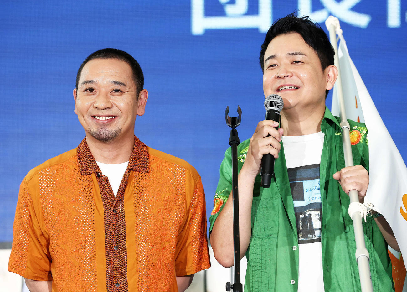 千鳥の大悟（左）とノブ（2023年撮影）