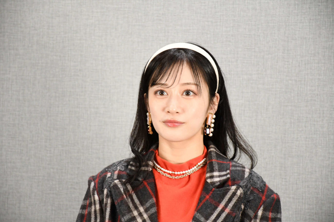舞台「私立探偵濱マイク－罠－THE TRAP」に出演するNMB48川上千尋（撮影・阪口孝志）