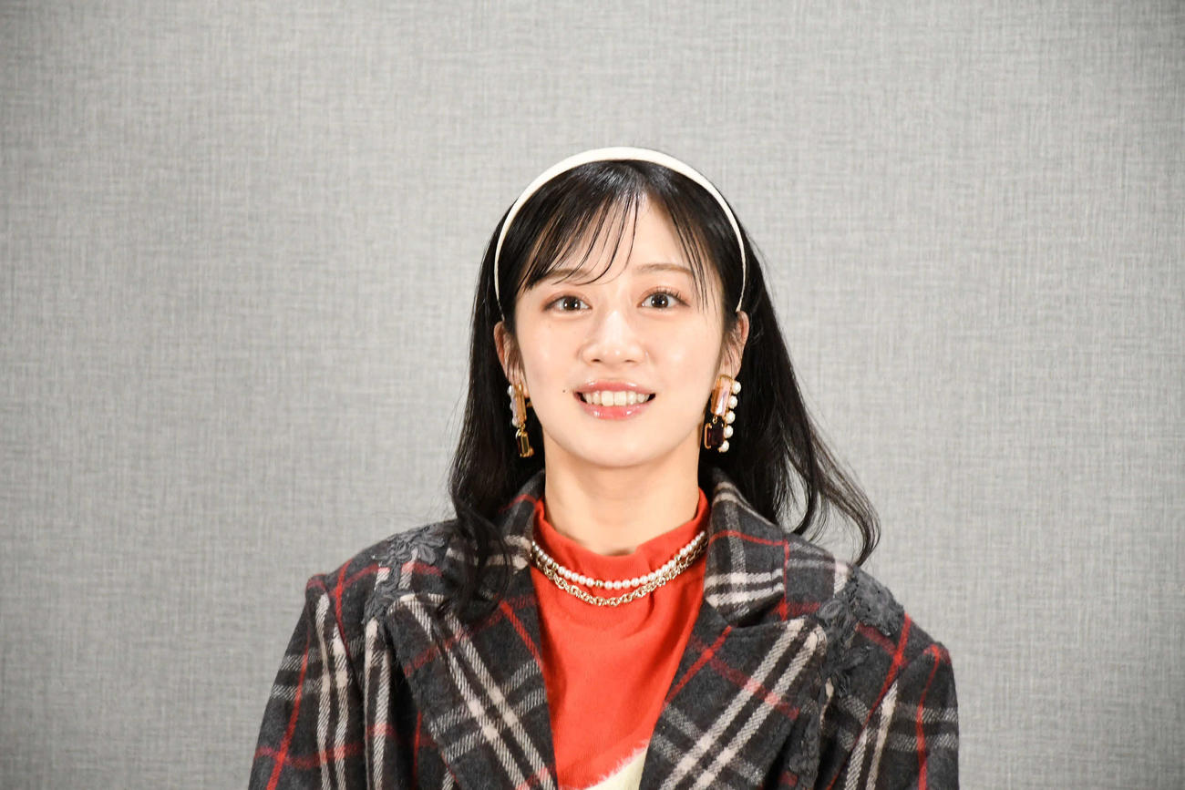 舞台「私立探偵濱マイク－罠－THE TRAP」に出演するNMB48川上千尋（撮影・阪口孝志）