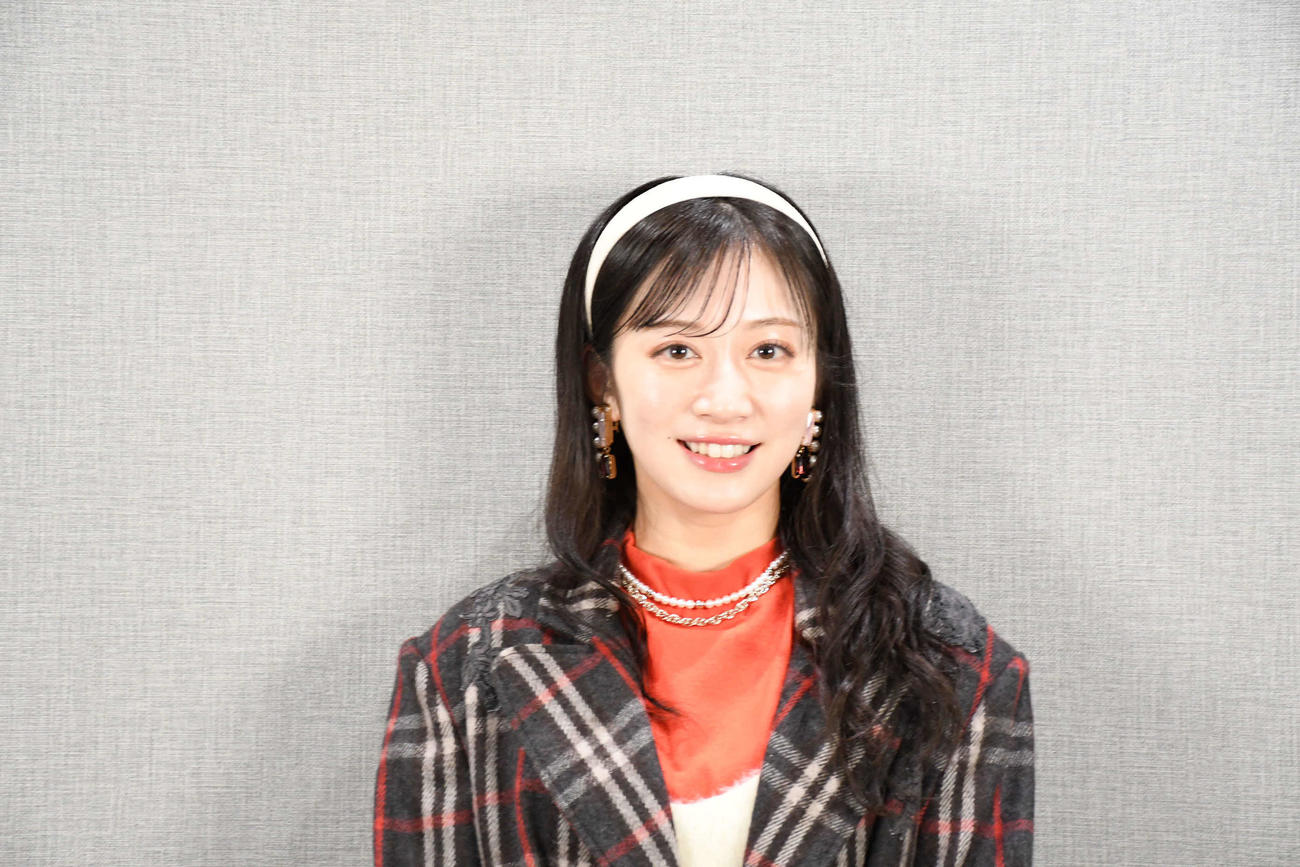 舞台「私立探偵濱マイク－罠－THE TRAP」に出演するNMB48川上千尋（撮影・阪口孝志）
