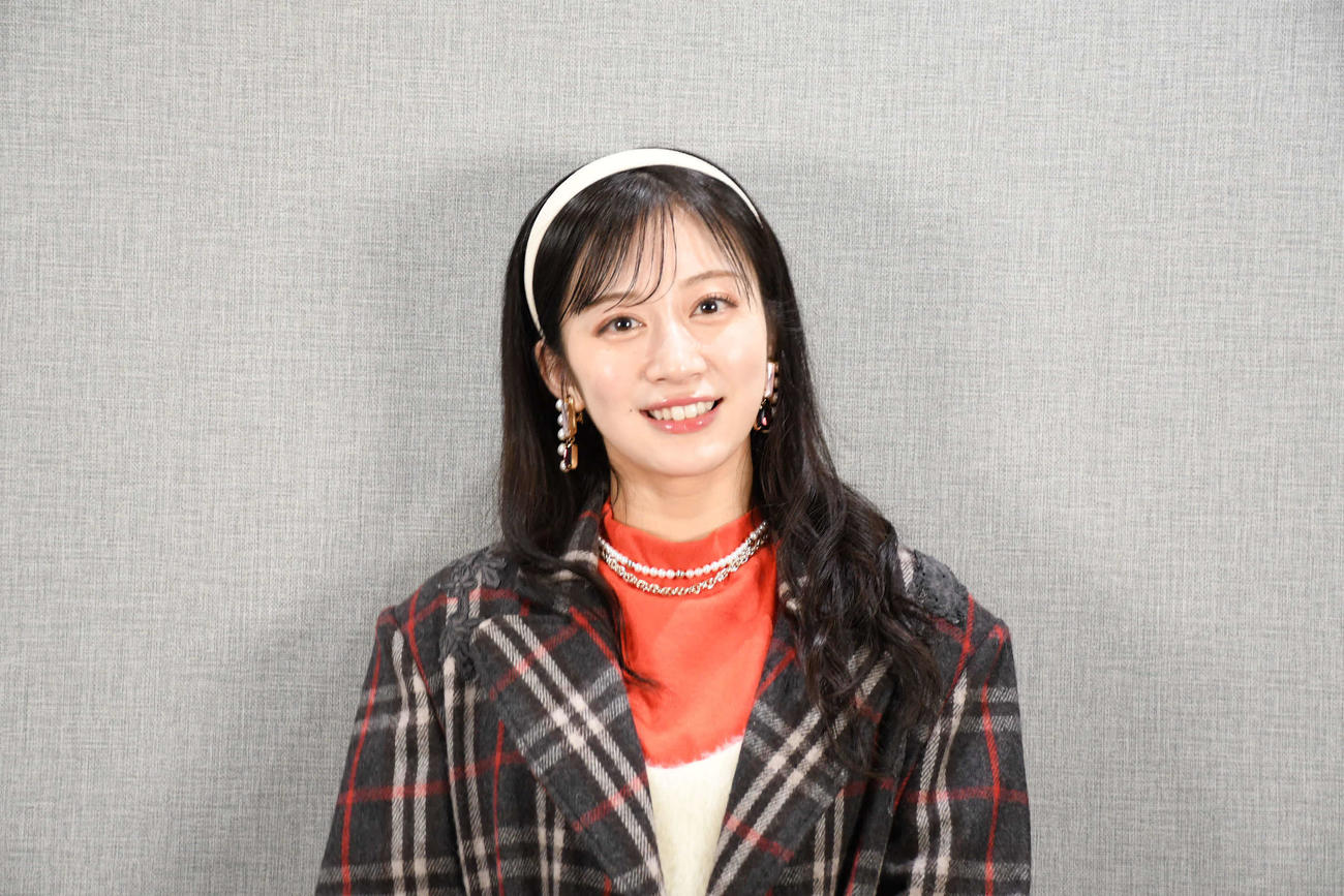舞台「私立探偵濱マイク－罠－THE TRAP」に出演するNMB48川上千尋（撮影・阪口孝志）