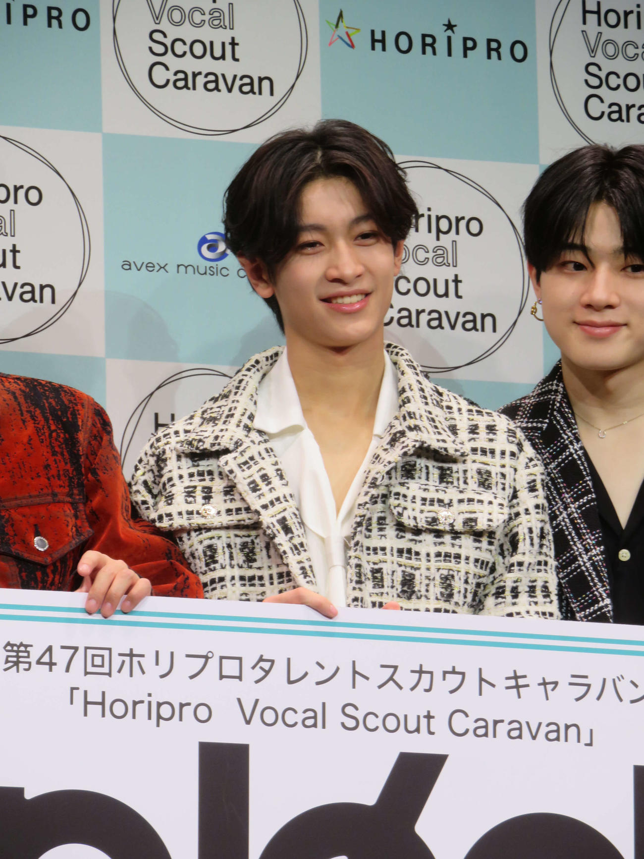 第47回ホリプロタレントスカウトキャラバン「Horipro Vocal Scout Caravan」でデビューが決まった小林真央哉