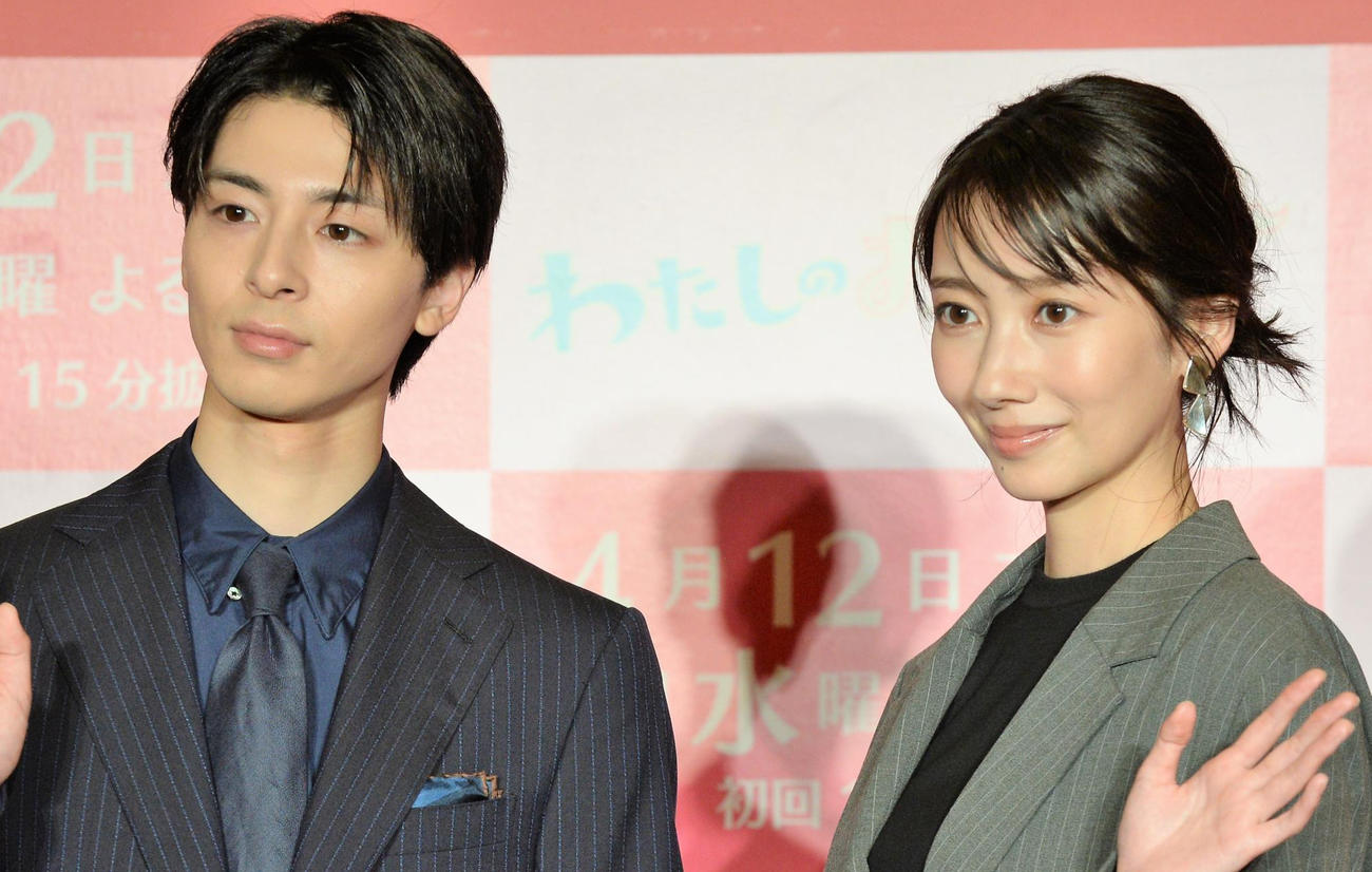 高杉真宙、波瑠（2023年4月撮影）
