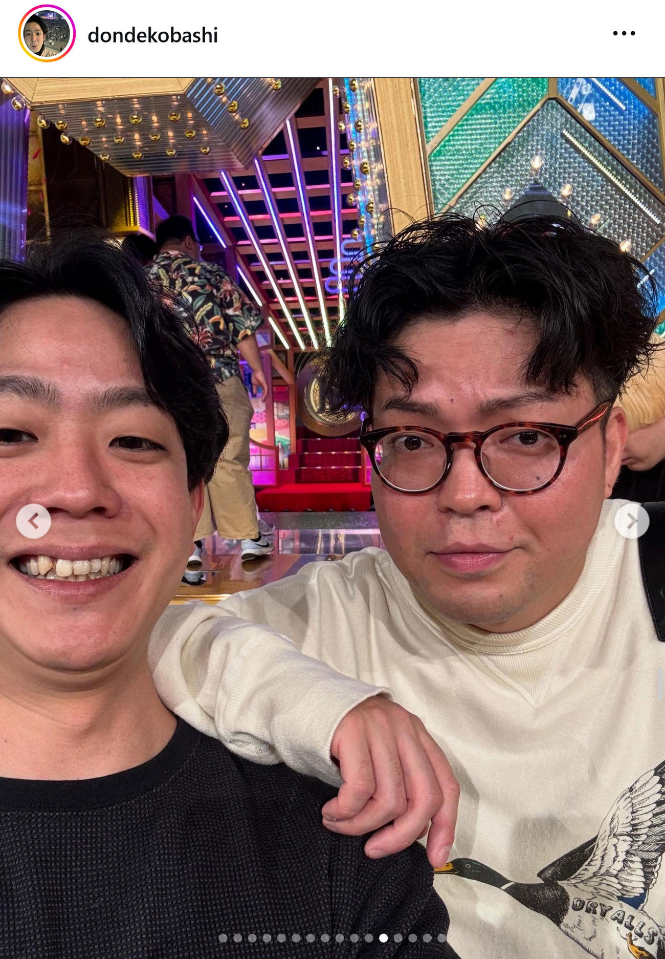 ドンデコルテ小橋共作のインスタグラムから