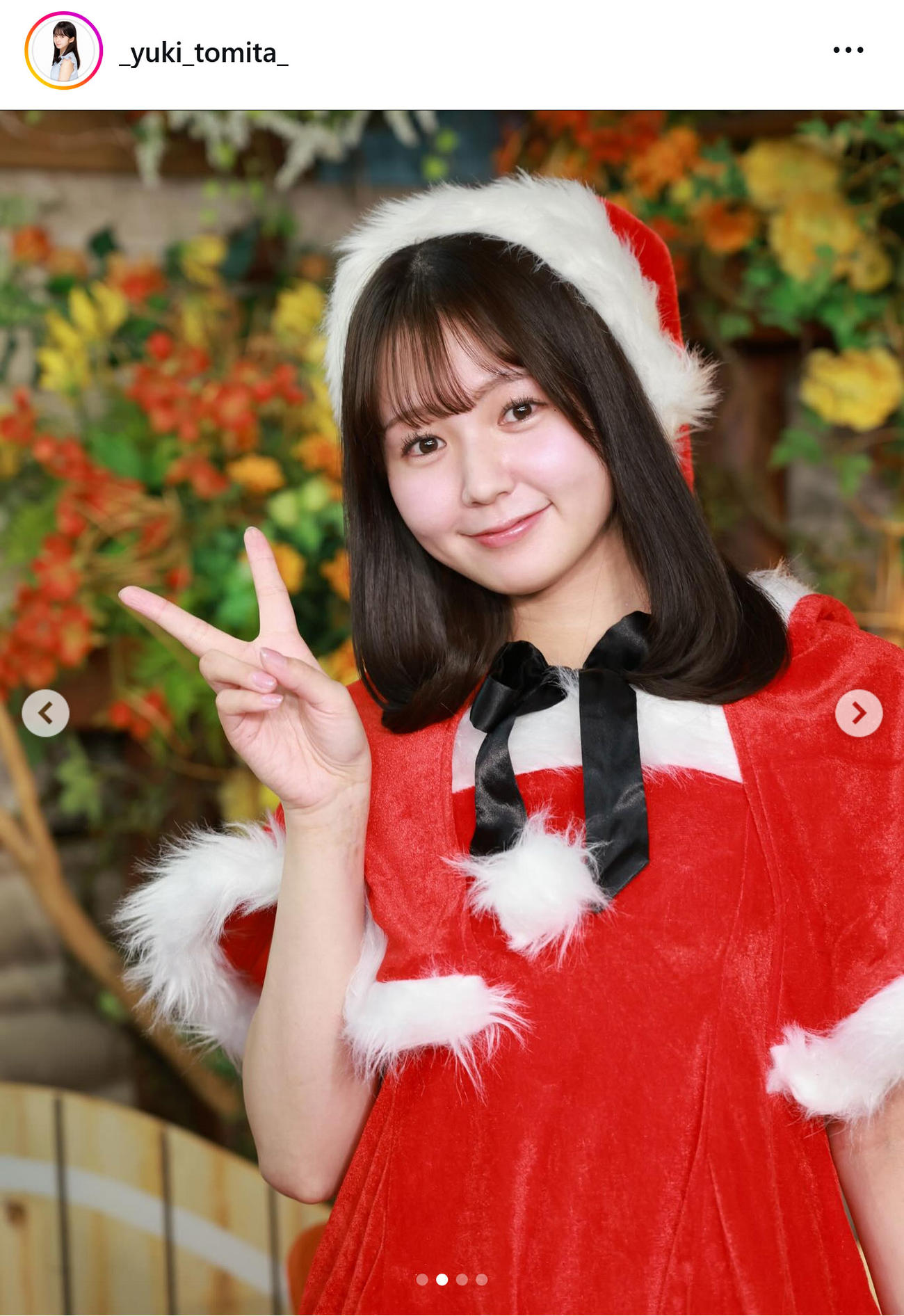 冨田有紀アナのインスタグラムから