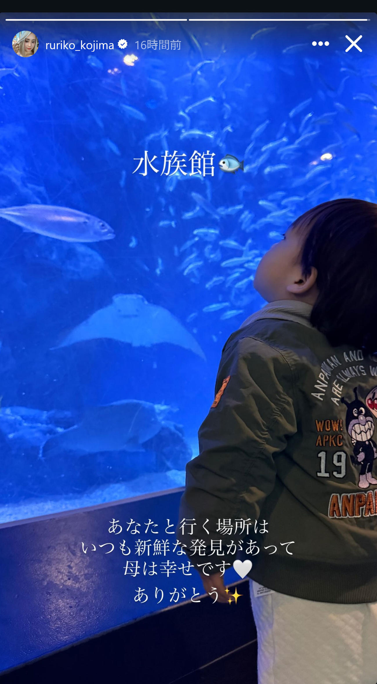 小島瑠璃子のインスタグラムから
