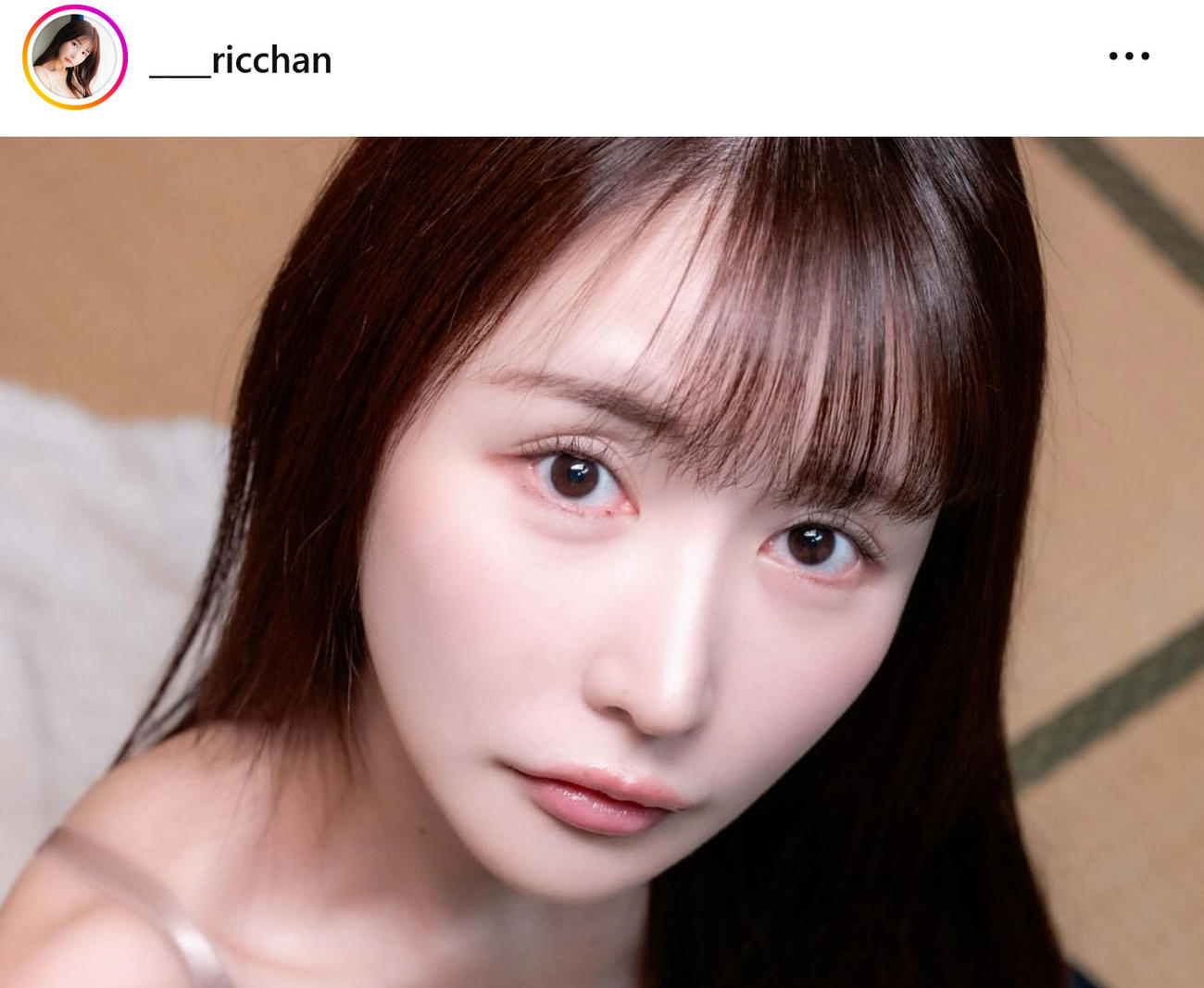 藍野りなのインスタグラムから