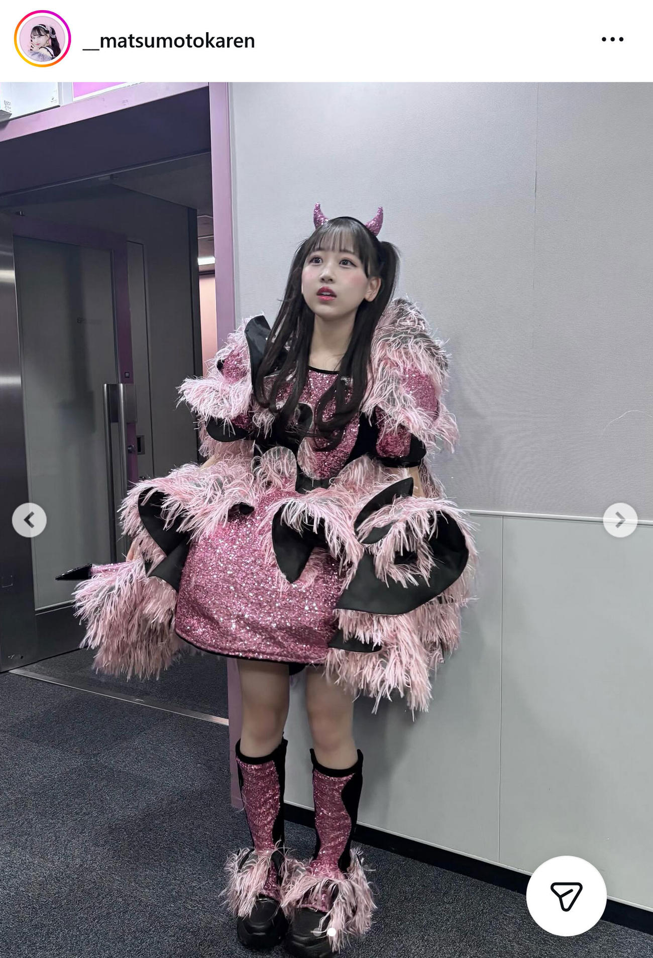 松本かれんのインスタグラムから