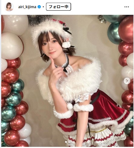 希島あいりのインスタグラムから