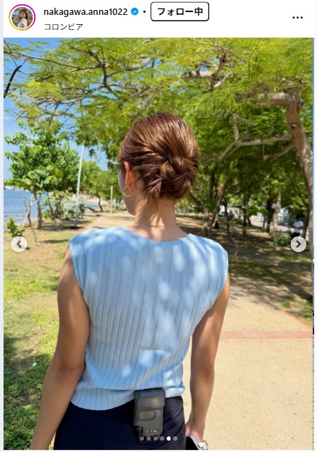 中川安奈のインスタグラムから