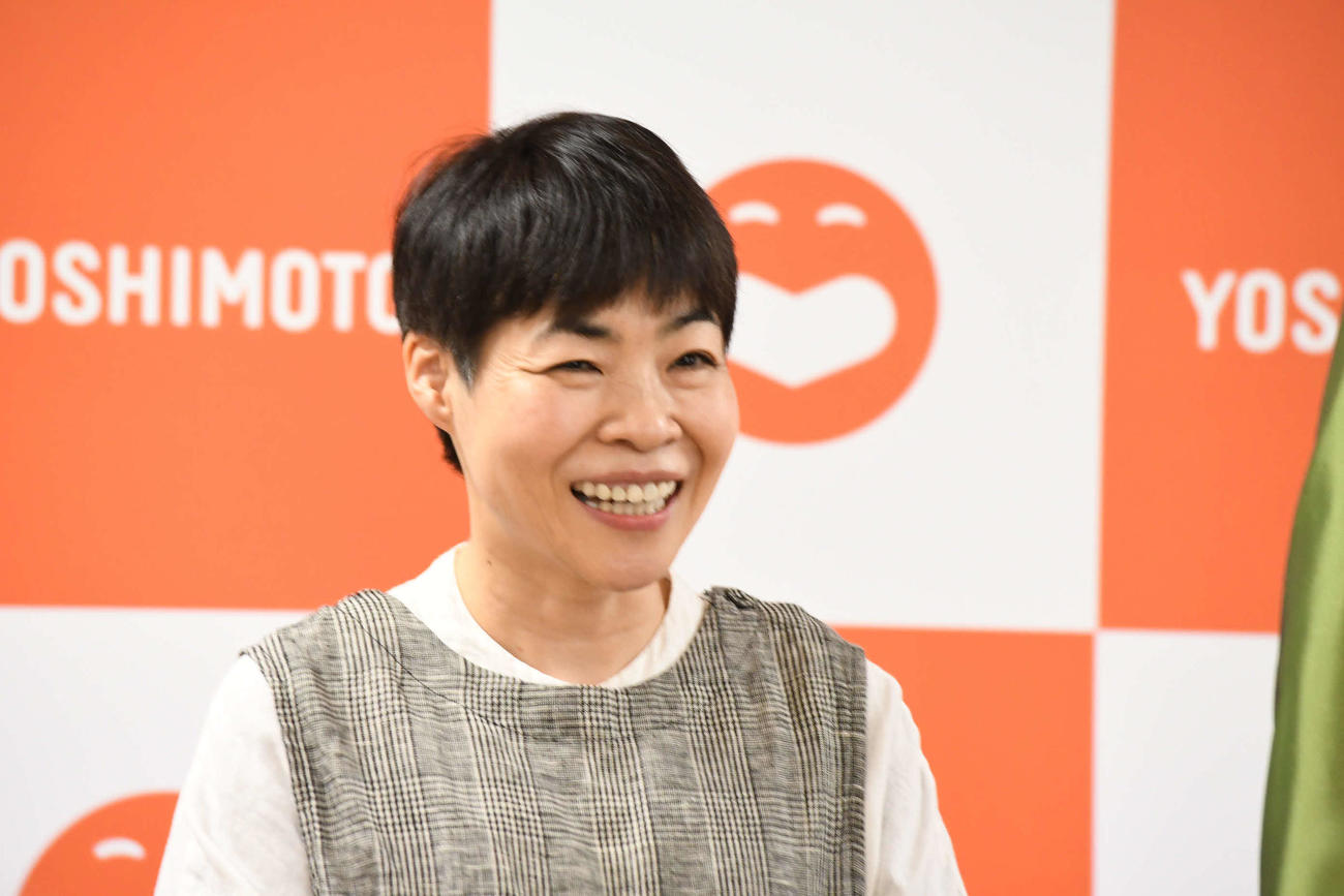 吉本新喜劇の山田花子（撮影・阪口孝志）