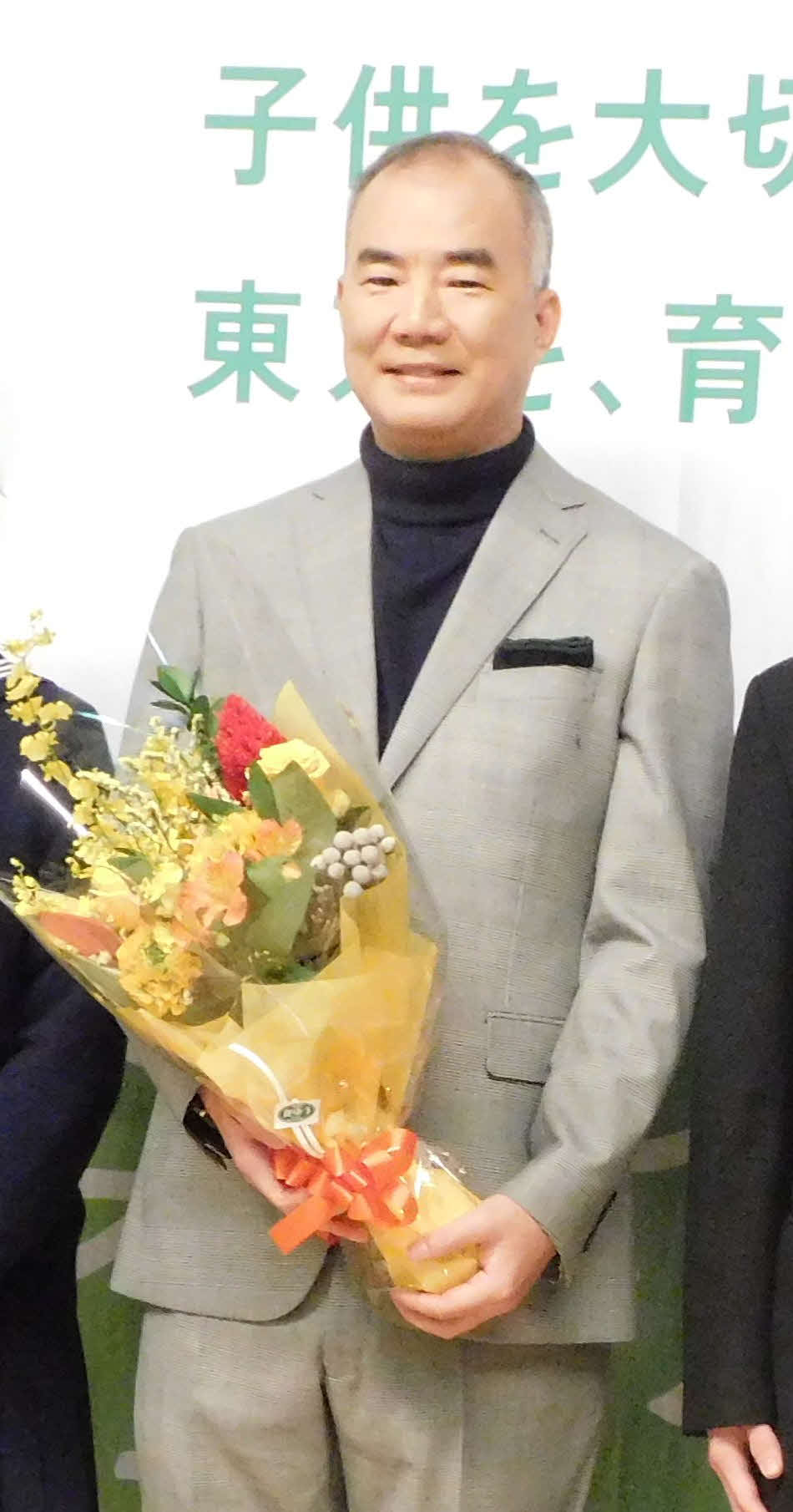 東京・都立駒場高校で特別授業を行った、元宇宙飛行士の野口聡一氏（撮影・寺本吏輝）