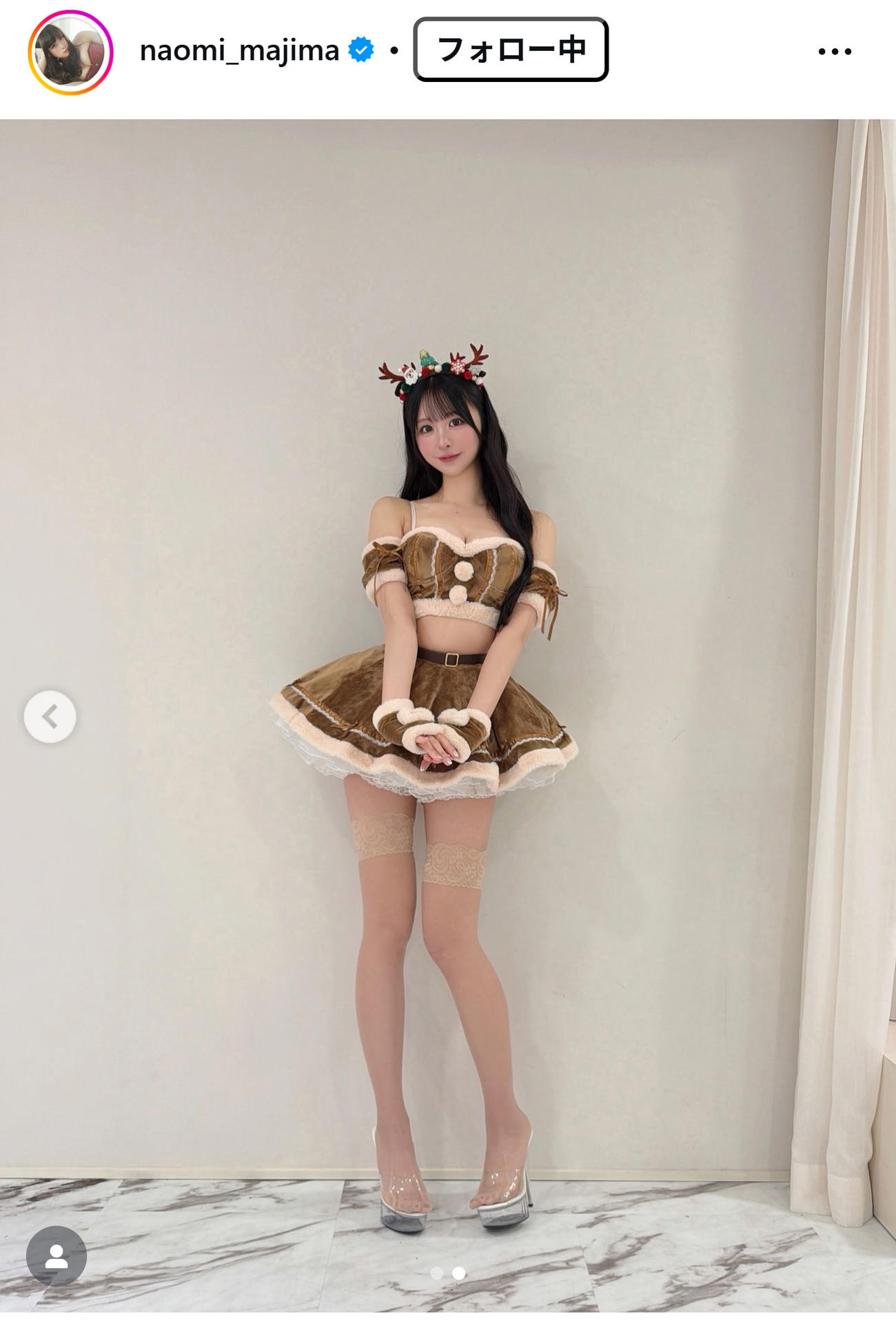 真島なおみのインスタグラムから