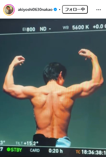 中尾明慶のインスタグラムから
